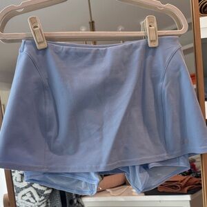 Alo Light Blue Mini Skirt